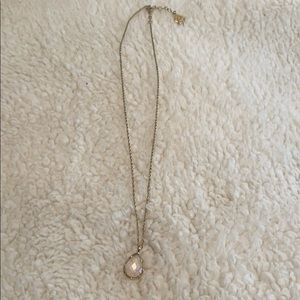 Opalescent Kendra Scott teardrop pendant necklace